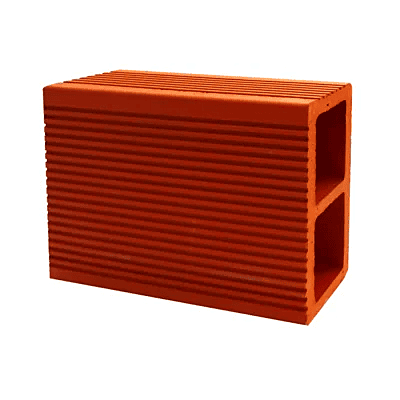 Clay Block Horizontal Core 4 x 8 x 12 Clay Block Horizontal Core 4 x 8 x 12