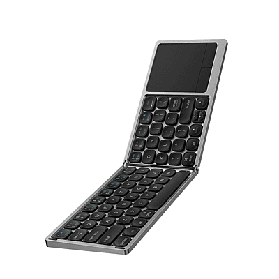 WiWU Wireless Laptop Keyboard 81 keys portable Foldable PC tablet-Grey