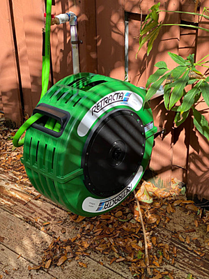 Retractable Garden Hose Reel - 60 Ft - Green Case Retractable Garden Hose Reel - 60 Ft - Green Case