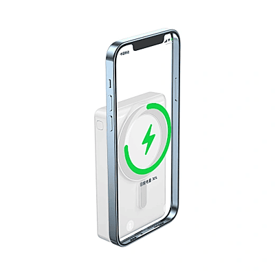 WiWU 10000MAh Magnetic Charging Power Bank with Stand JC-20 WiWU 10000MAh Magnetic Charging Power Bank with Stand JC-20