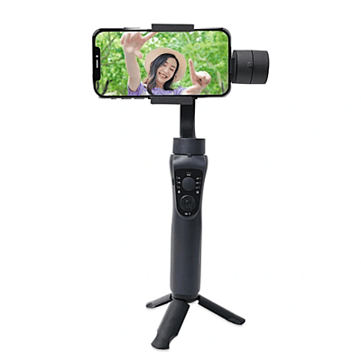 WiWU Three-Axis Motorized Gimbal Stabilizer 100%-Black