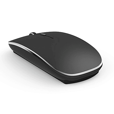 WiWU Wimic Lite Black Mouse WM101 Black ABS 450mAh Wireless Computer Dual