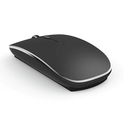 WiWU Wimic Lite Black Mouse WM101 Black ABS 450mAh Wireless Computer Dual