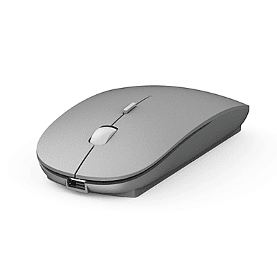 WiWU Wimic Lite Silver Mouse WM101 Black ABS 450mAh Wireless Computer Dual