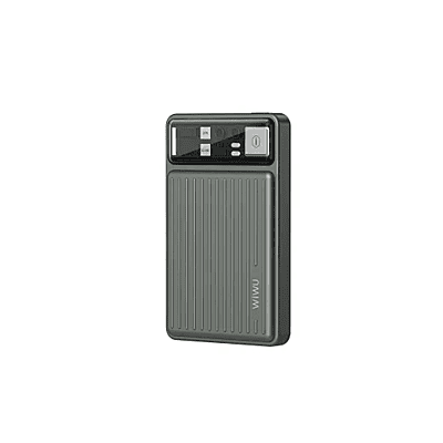 WiWU 10000mAh Power Bank Portable Wilreless Fast Charging Built in Cable