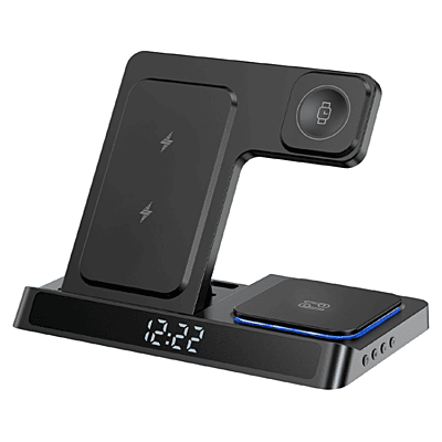 WIWU Wi-W006 5 in 1 15W Wireless Charger (Black) WIWU Wi-W006 5 in 1 15W Wireless Charger (Black)