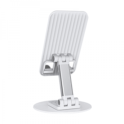 WIWU ZM109 DESKTOP ROTATION STAND FOR MOBILE PHONE AND TABLET - WHITE WIWU ZM109 DESKTOP ROTATION STAND FOR MOBILE PHONE AND TABLET - WHITE